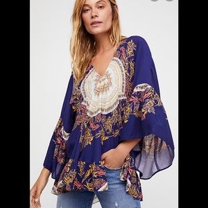 Free People Sunset Dreams tunic boho swim cover M